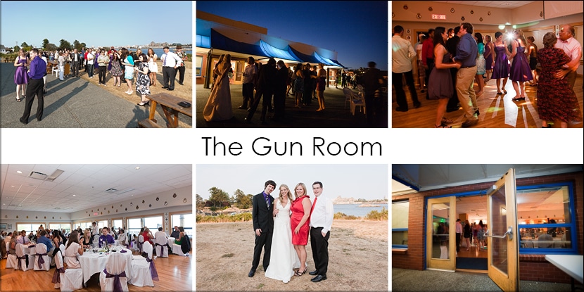 August 2010 wedding reception at the NOTC Gun Room