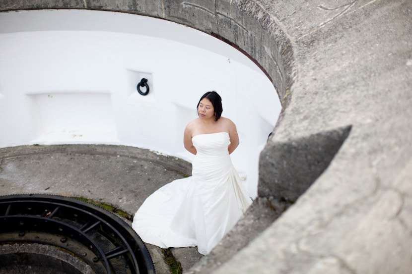 victoria bc trash the dress photographer