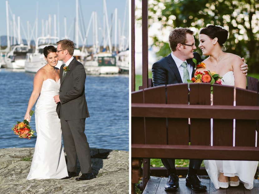 wedding portraits near royal victoria yacht club