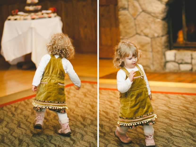 toddler dancing at royal victoria yacht club wedding