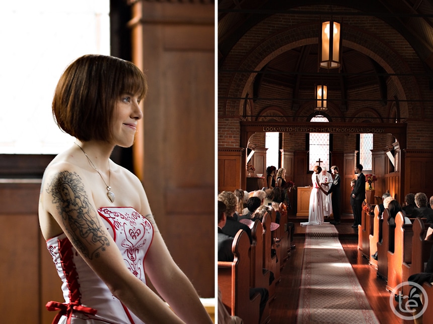 pemberton memorial chapel wedding ceremony