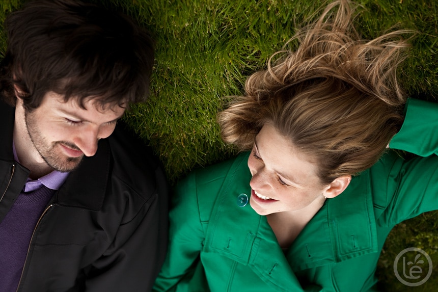 couple photos on grass