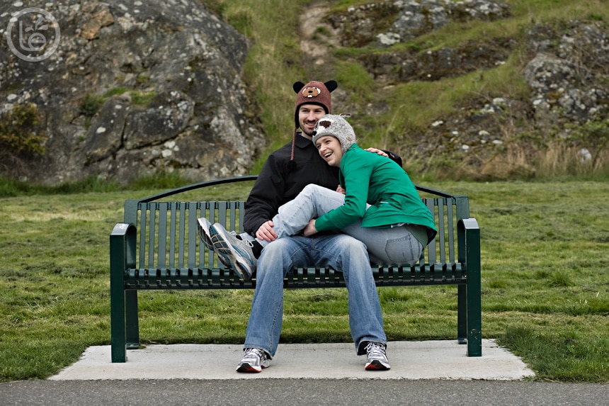 engagement photography in park