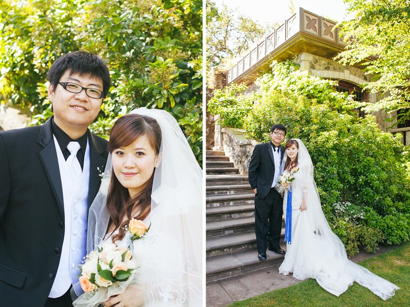 Wedding at The English Inn in Victoria, Canada.