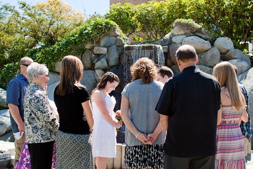 Gay wedding ceremony in Victoria, BC