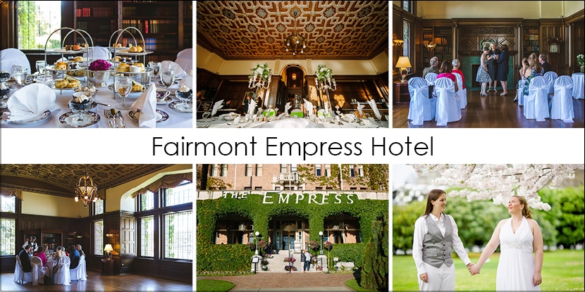 Fairmont Empress Hotel - Victoria BC Classic Wedding Venue