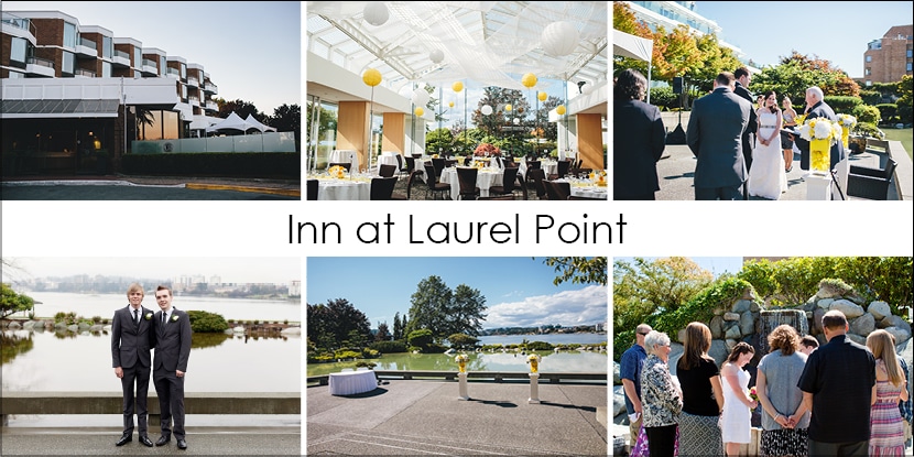 Inn at Laurel Point - Victoria BC Sophisticated Hotel Wedding Venue