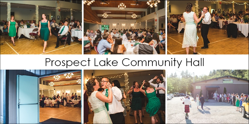 prospect lake community hall weddings