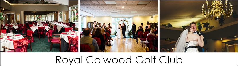 royal colwood golf club weddings