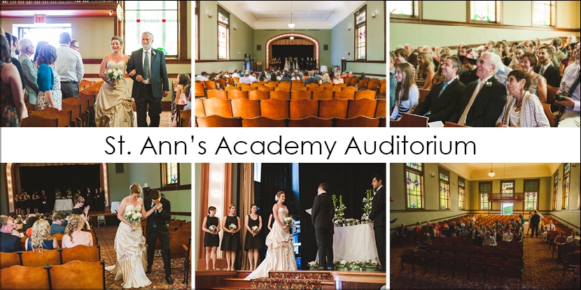 st anns academy auditorium weddings