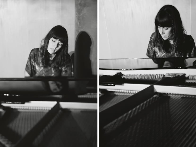 ainjel emme playing the piano at threshold sound