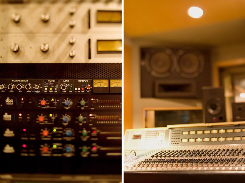 recording studio equipment