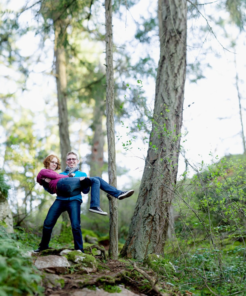 brenizer method engagement photography