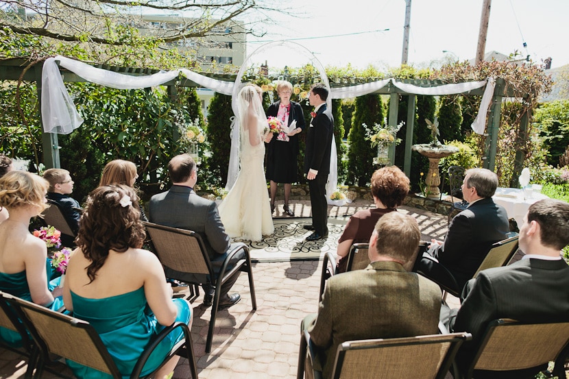 abigails hotel wedding ceremony photography