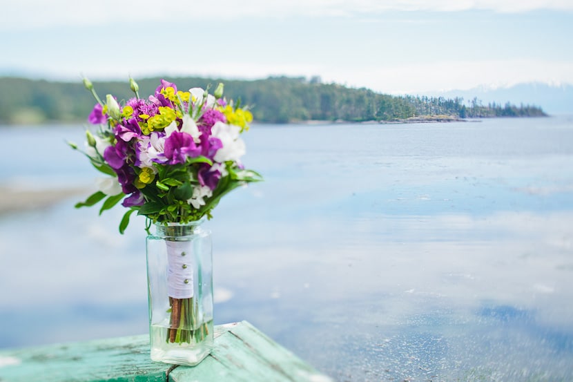 wedding bouquet detail photography