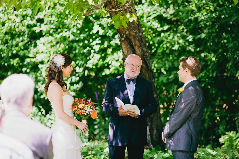 michael denton officiates wedding ceremony in victoria bc