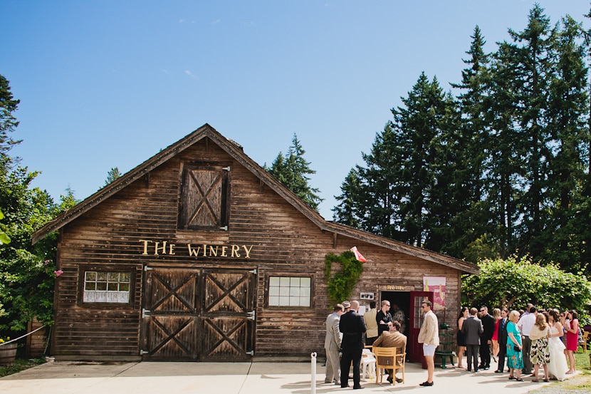 starling lane winery barn at wedding wine tasting