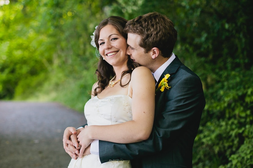 elk lake trail wedding portrait photograph