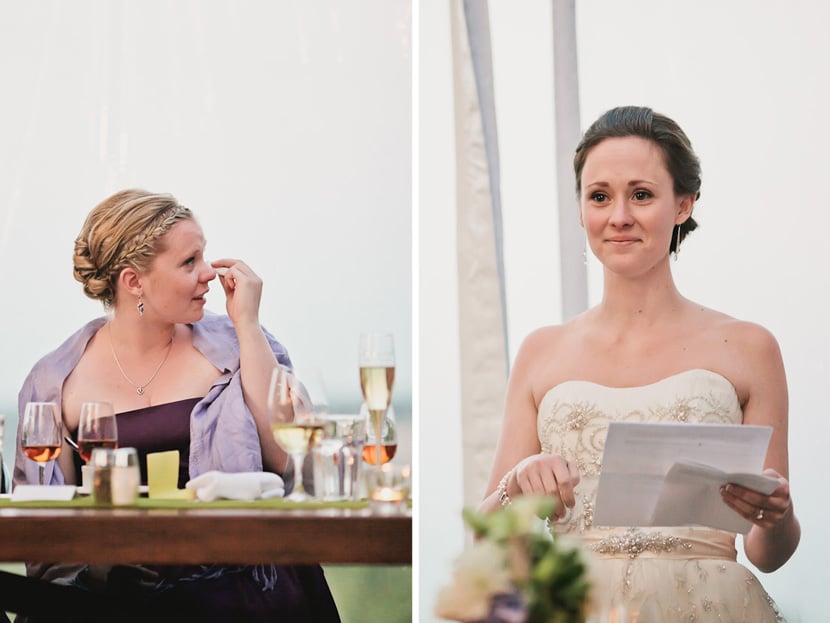 emotional photographs at sea cider wedding