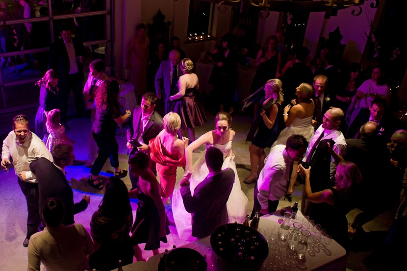 irish dancing at wedding reception in victoria bc