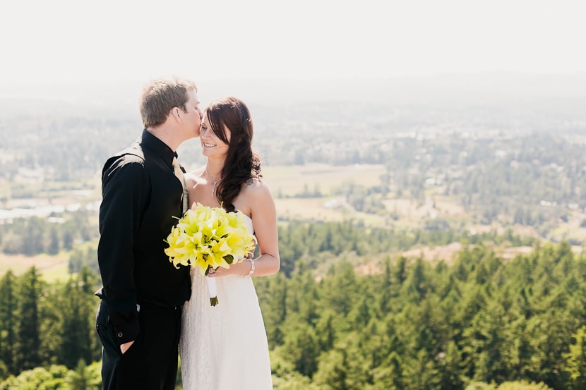 wedding portrait photography at mount douglas