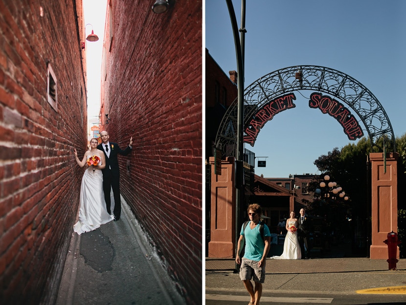wedding portraits in downtown victoria bc