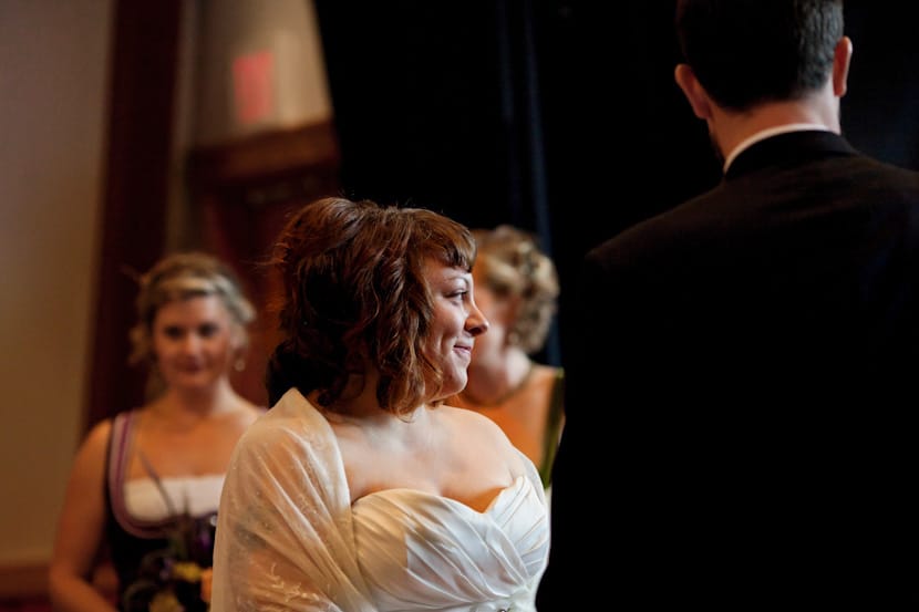 pender island smiling bride