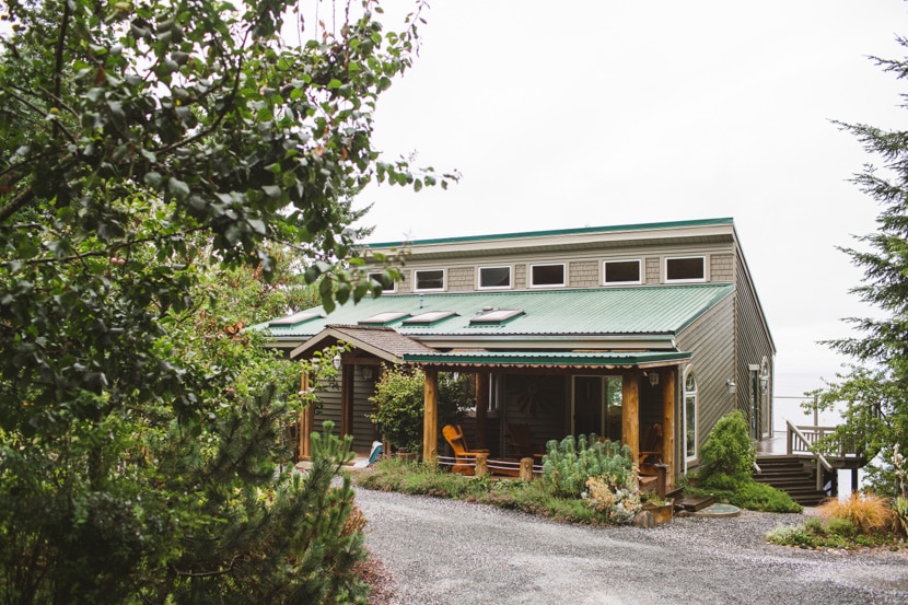 Wedding venue: the oceanfront Sea Star Cottage on Galiano Island