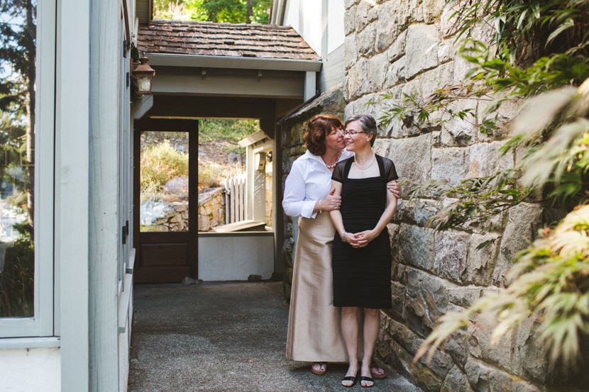 same sex wedding photography on salt spring island