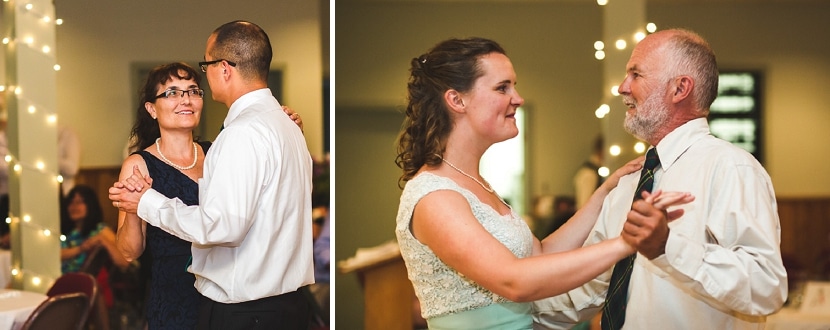 parents dance at prospect lake wedding reception