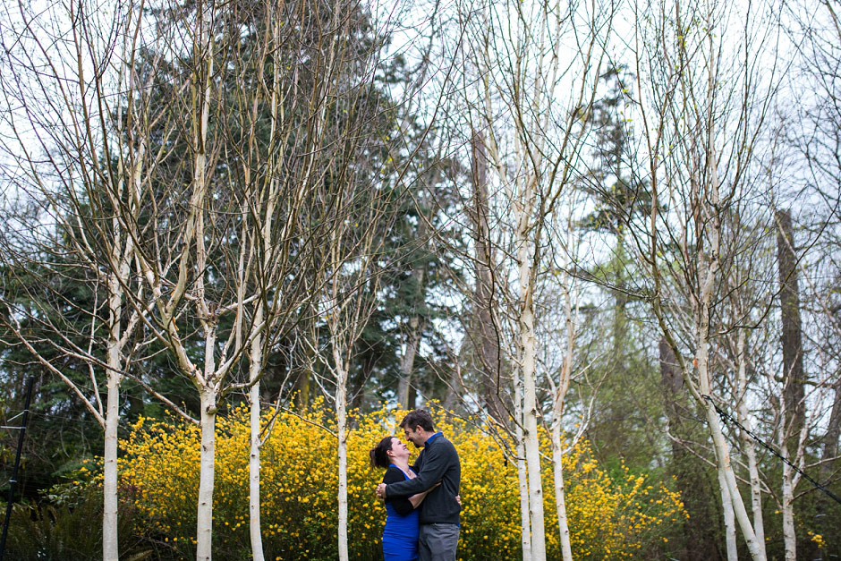 uvic gardens engagement photography