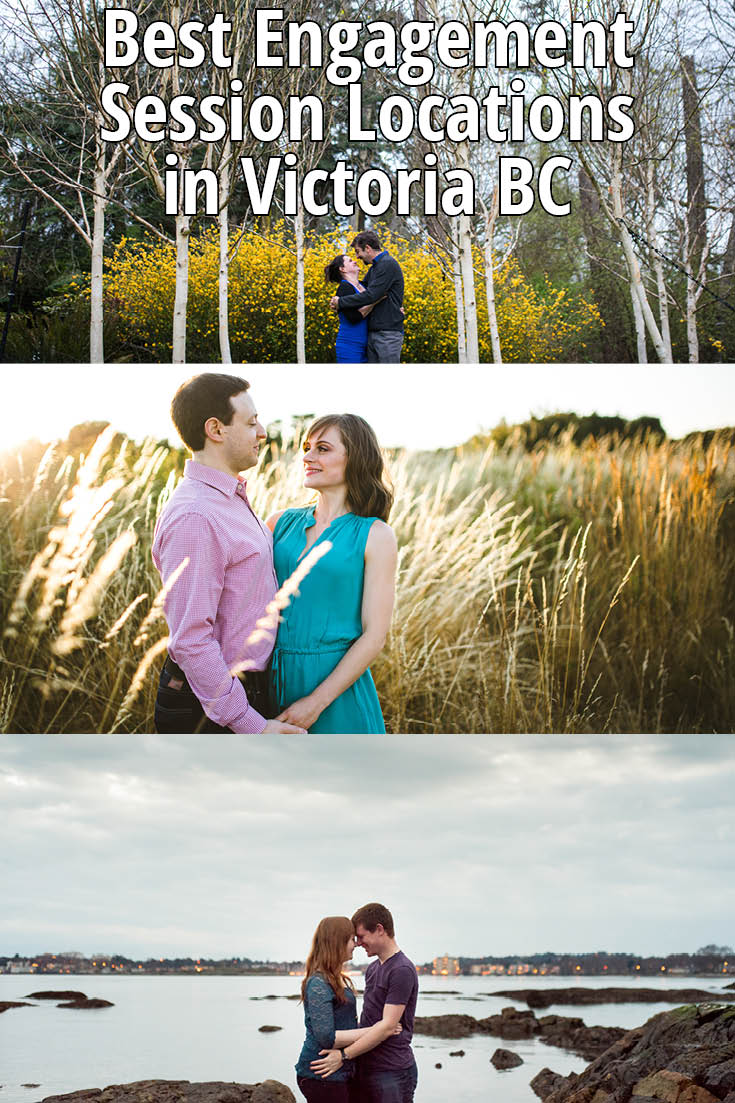Best engagement portrait session locations in Greater Victoria, BC