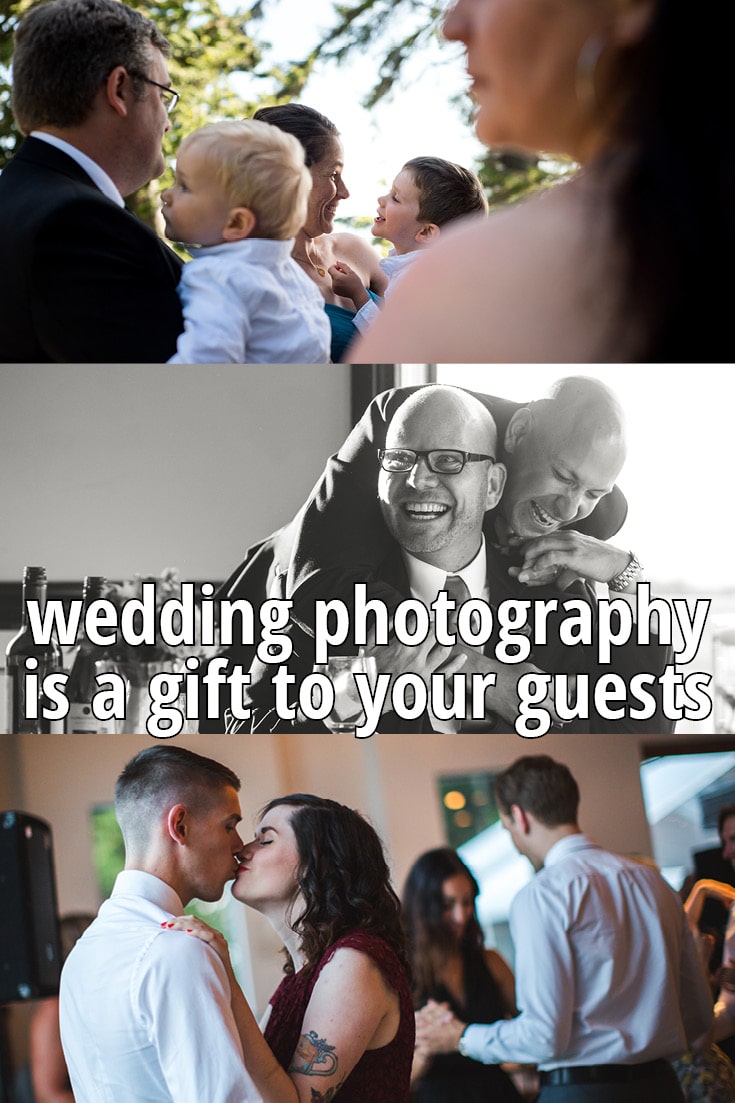 how wedding photography is a gift to your guests