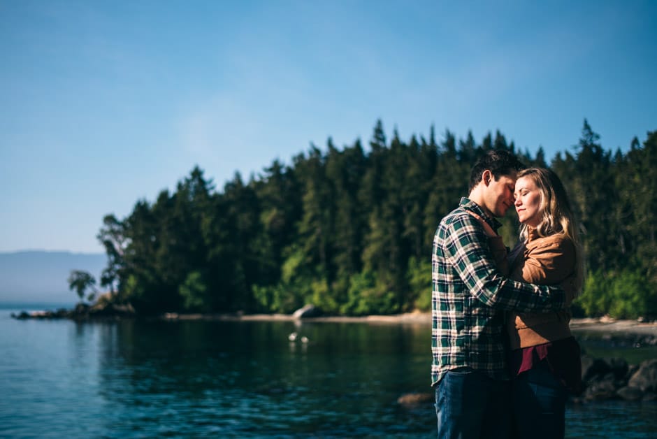 east sooke park engagement session