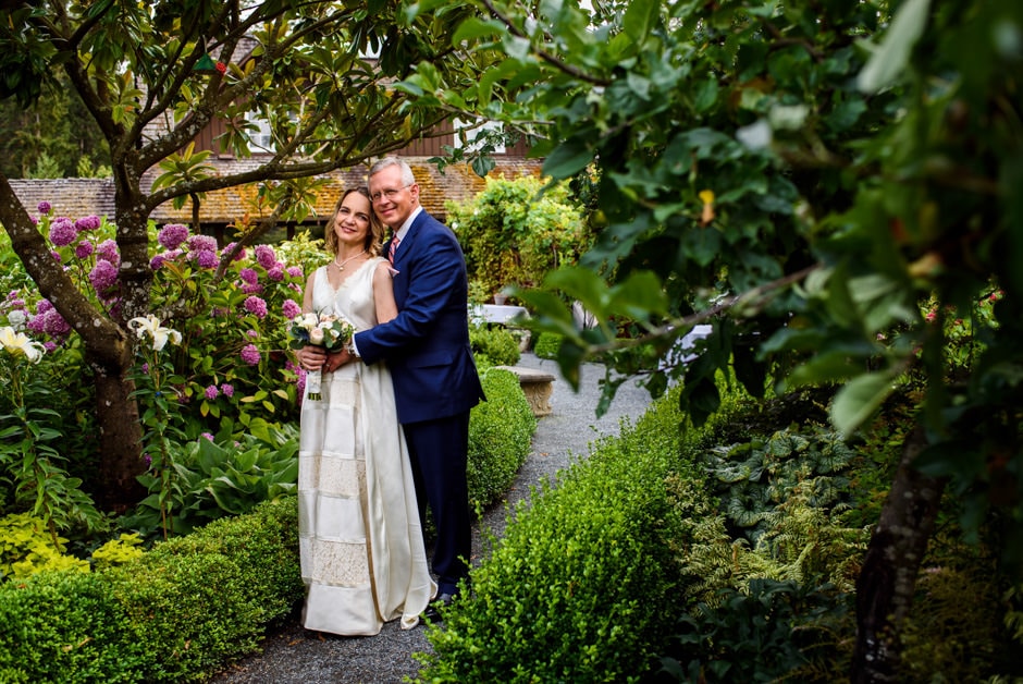 garden portrait in north saanich, bc