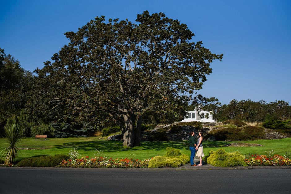 uplands park engagement portrait