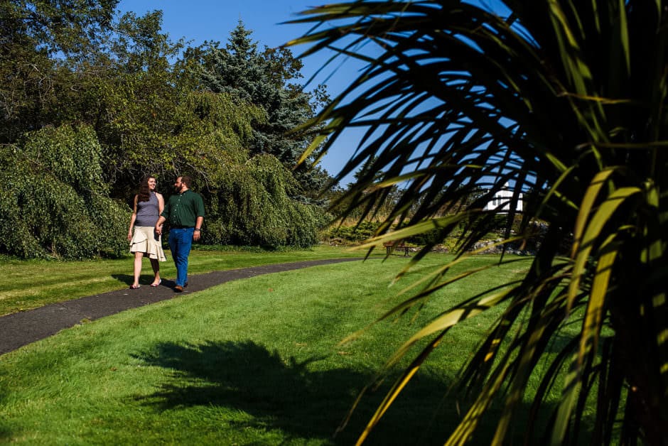 oak bay bc engagement portrait