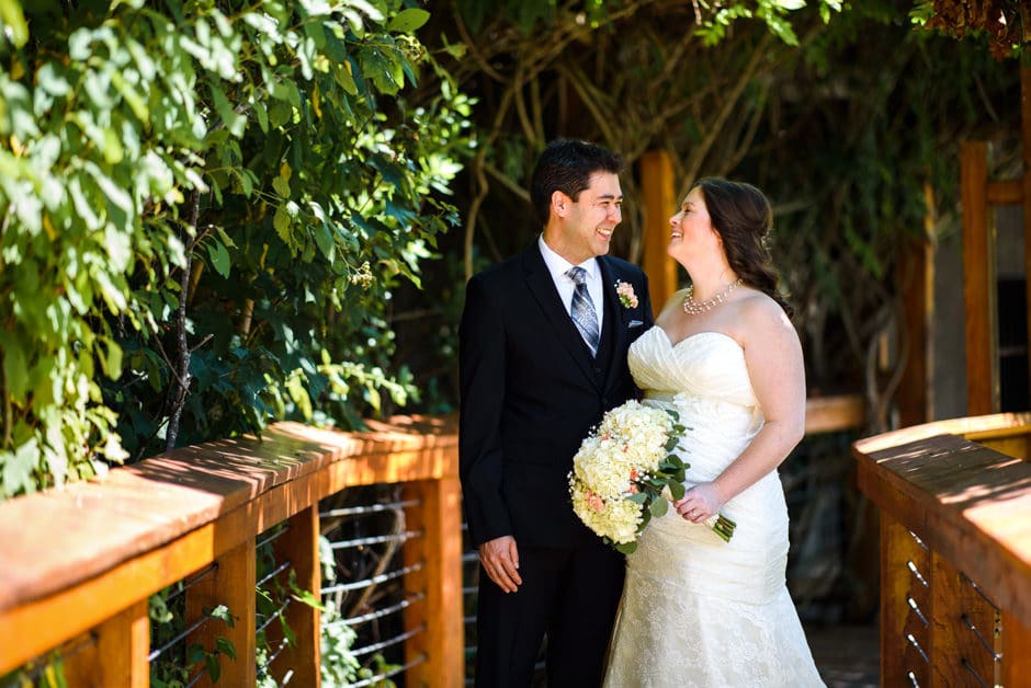 wedding portrait at brentwood bay resort