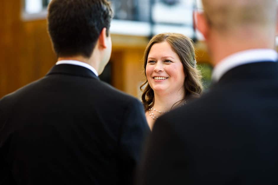 bride during wedding ceremony