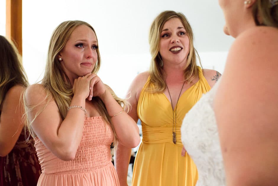 emotional bridesmaids