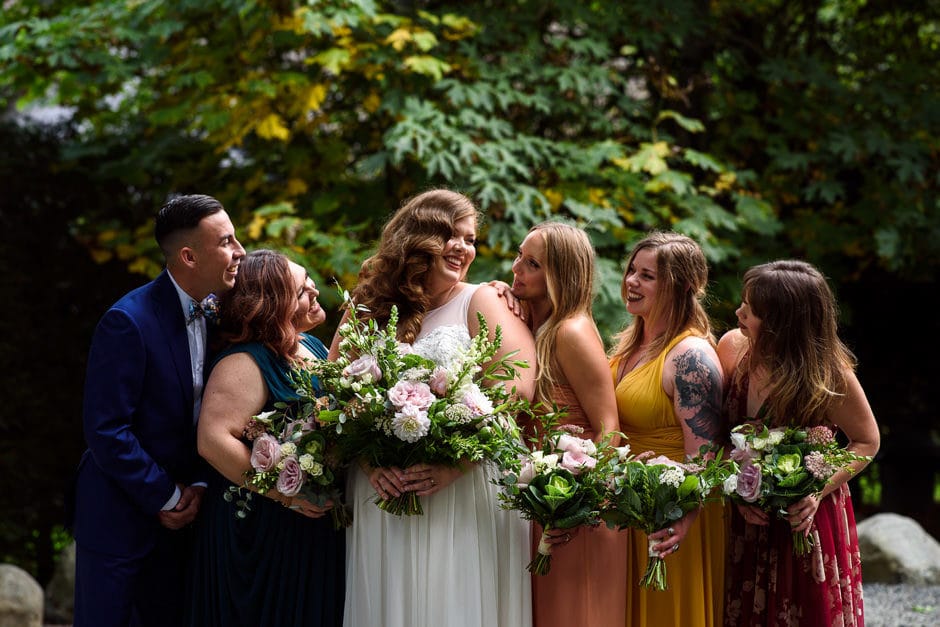 bridal party portrait