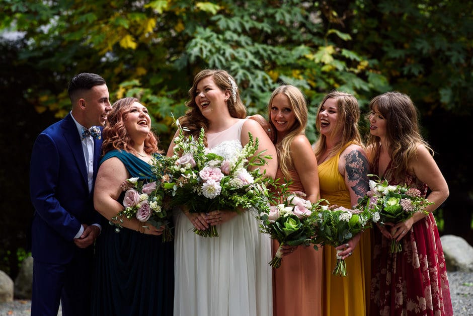 brides babes laughing