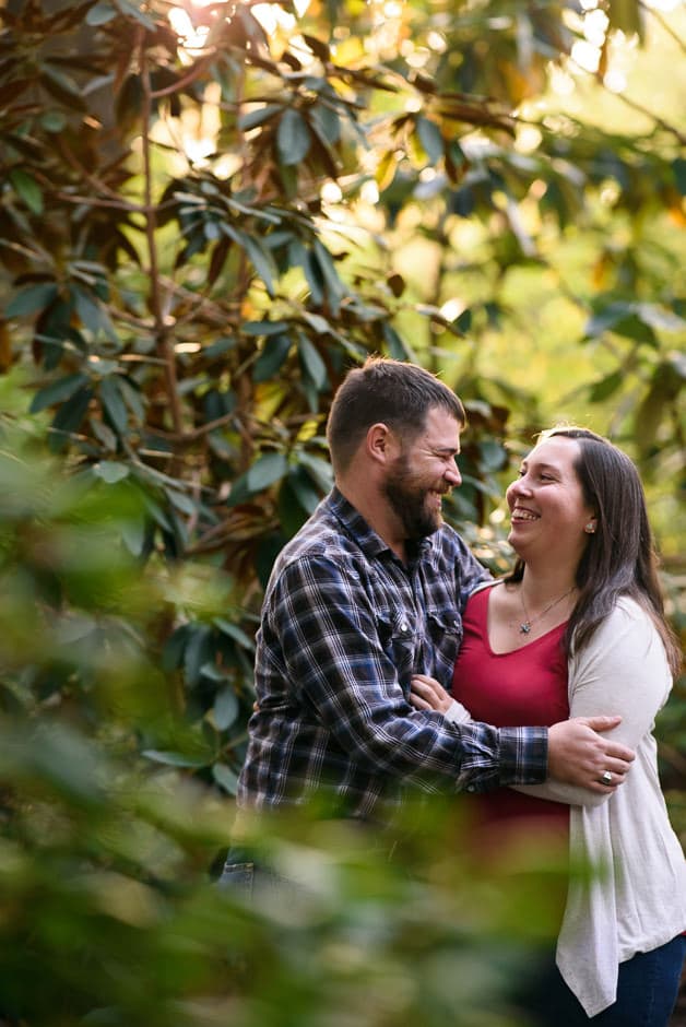 couple laughing at uvic