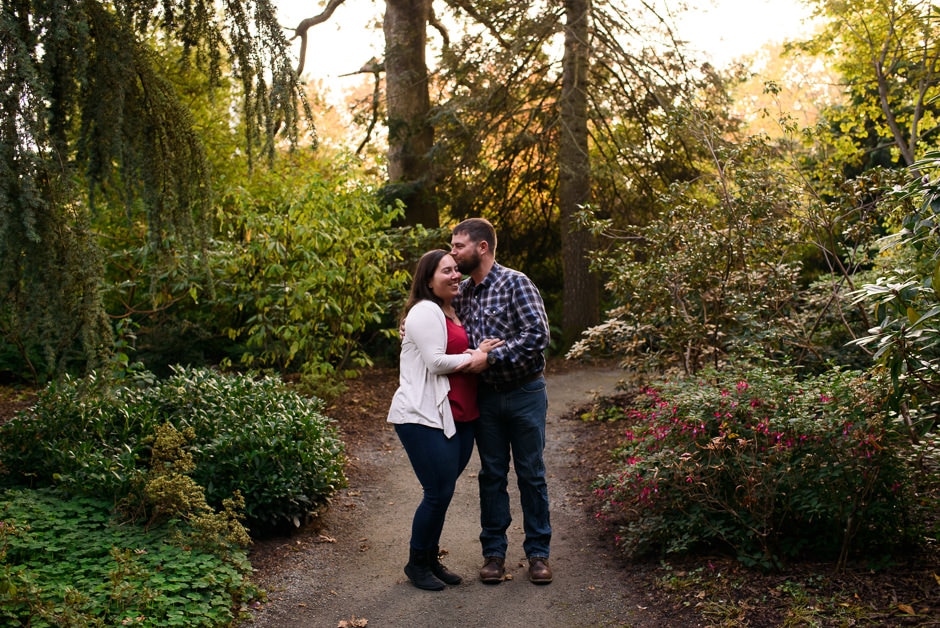 couple cuddling at uvic