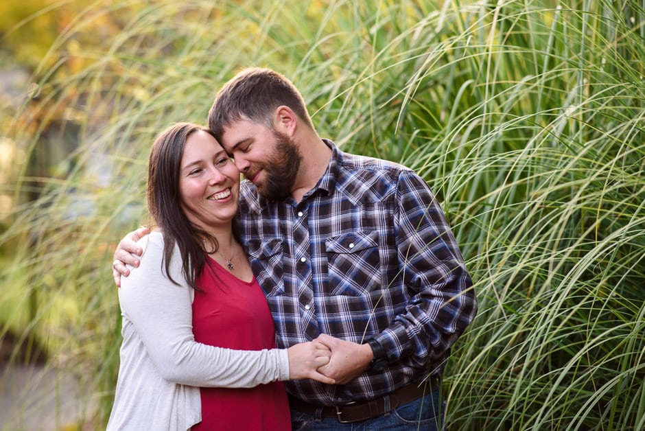 garden engagement session victoria bc