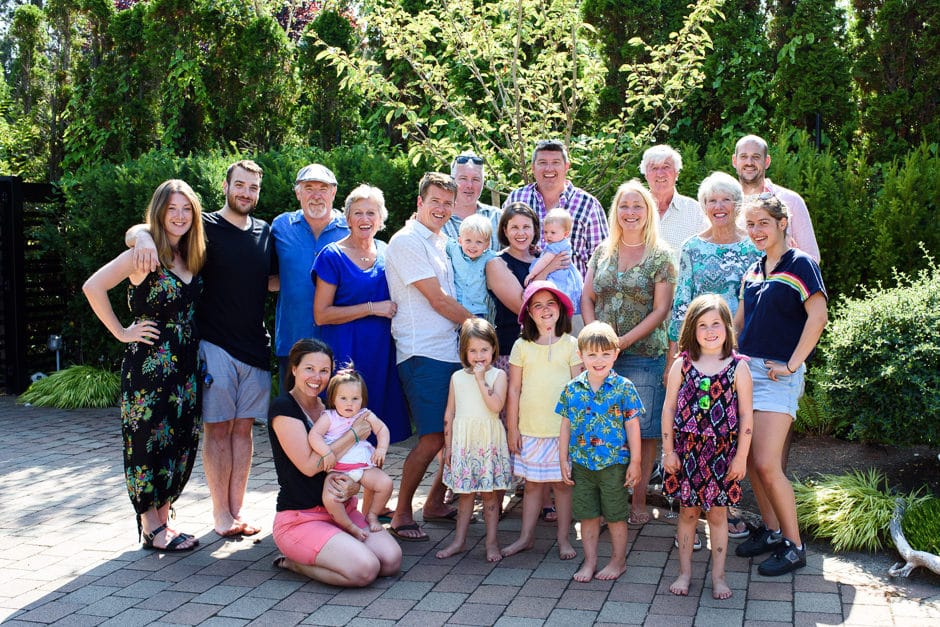 family reunion group portrait