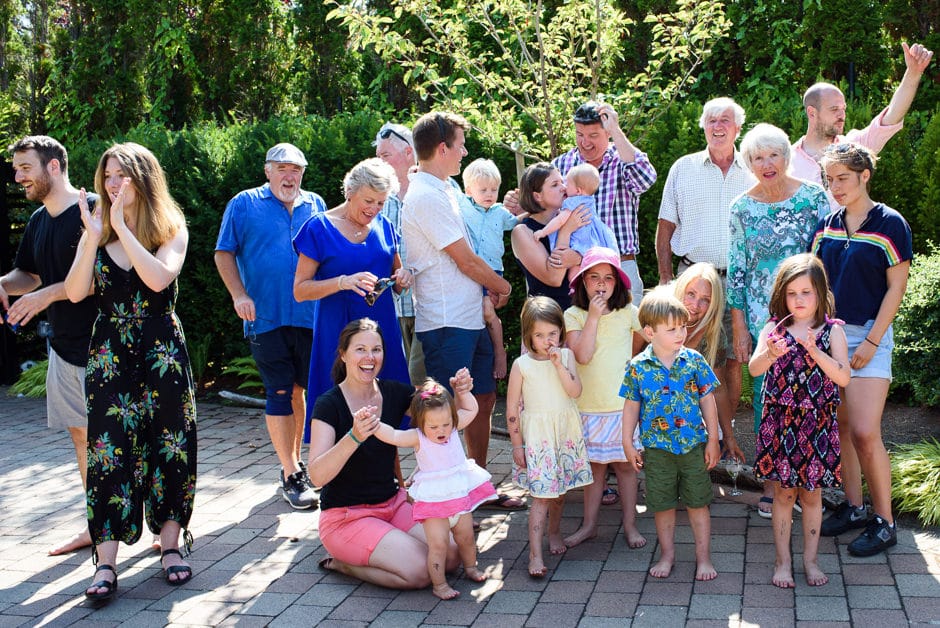 group portrait breaking up